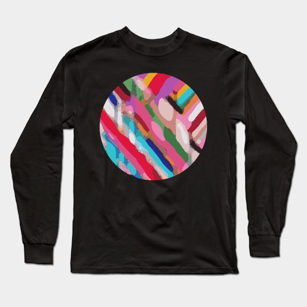 Original abstract modern minimalist design art Long Sleeve T-Shirt by dvongart